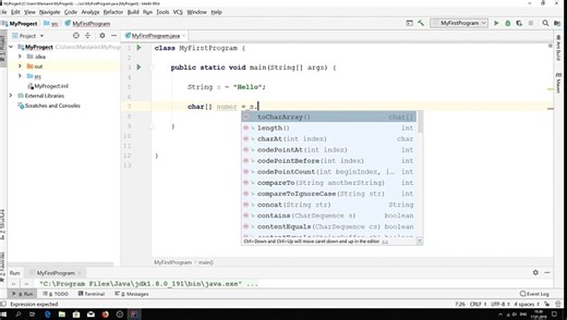 Java lessons - 12. String as array in Java