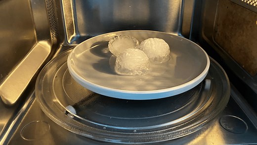 Something Weird Happens When You Try To Microwave Ice