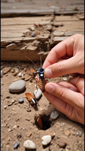 POV: A Tiny Camera Enters a Cockroach Colony 😱 | Hidden Underground Insect #Cockroach#trending