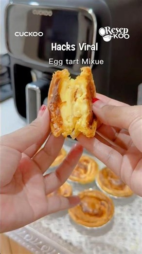 Egg tart viral cuma pakai 2 bahan? Ternyata seenak ini 😱