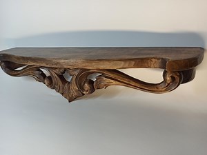 Hand Carved Wood Wall Shelf, Antique Style Home Decor - Etsy UK