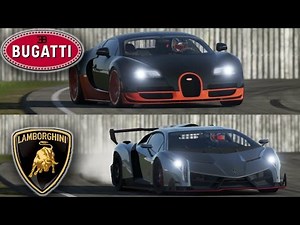 Forza 7 Battle! - Bugatti Veyron vs Lamborghini Veneno - Top Gear track! You might be Surprised!