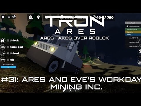Ares takes over ROBLOX! Episode 31 | Ares and Eve's workday at Mining Inc.