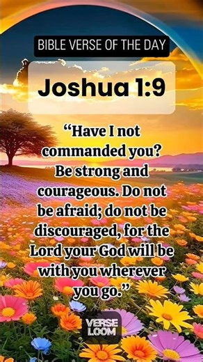 You’re Not Alone — A Powerful Message from Joshua 1:9 #bibleverse #bible #godisgood #trustgod #faith