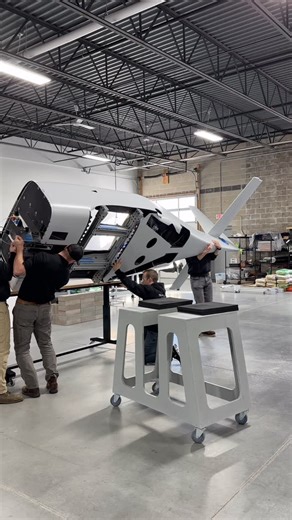 DarkAero, Inc. on Instagram: "Positioning the DarkAero 1 prototype for lateral load testing."