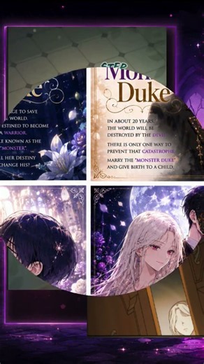 She Married the MONSTER DUKE… 😳💔 #Manhwa