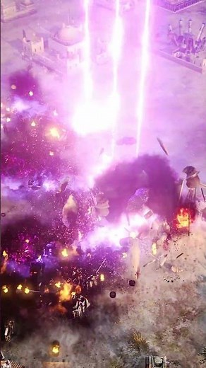 Epic Particle Cannon Attack in Action!