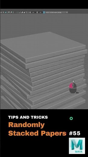 Randomize Book Rotation in Maya 📚 | Bonus Tool Tutorial #MayaTutorial #3DModeling #shortstutorial
