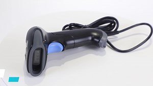 2D Laser Barcode Scanner with Stand Automatic Sensing Scanning QR Bar Code Reader for Mobile Payment