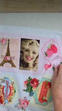 How to make a Shabby Chic Fabric Birthday Card