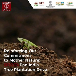 1.8K views · 19 reactions | #ONGC is committed to a greener planet with regular #CSR plantation drive around our project sites. With #MissionLiFE, let's plant more trees & combat climate change together.  #ONGCJeetegaTohJeetegaIndia #YouAreEnergy | ONGC Limited | Facebook