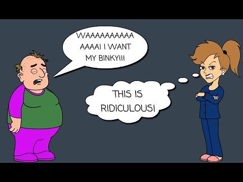 Big Baby Tom Wants to Sleep With A Binky