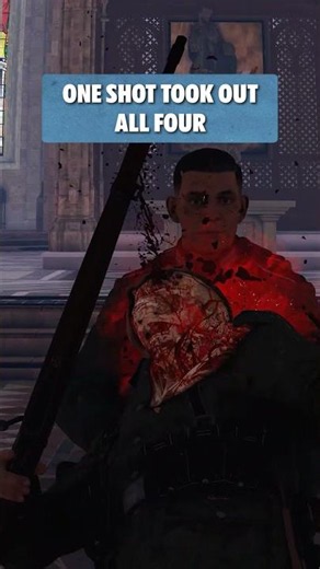 ONE SHOT TOOK OUT ALL FOUR