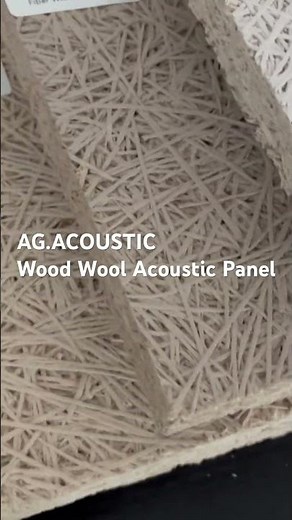 Transform Any Space with AG.ACOUSTIC Wood Wool Soundproof Panels – Noise Control Made Stylish!