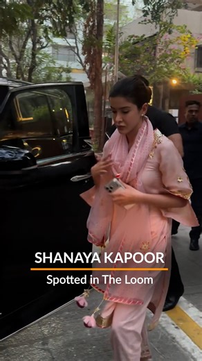 The Loom on Instagram: "There’s a quiet power in timeless dressing — in silhouettes, textures, and details that never ask for attention, but always hold it. Shanaya Kapoor embodies that grace, wearing The Loom. . . To Shop: Click on the BIO LINK or VIEW SHOP button below in the reels section . 𝐆𝐞𝐭 𝐞𝐱𝐭𝐫𝐚 𝐜𝐚𝐬𝐡𝐛𝐚𝐜𝐤 𝐮𝐩𝐭𝐨 𝐑𝐒 𝟓𝟎𝟎𝟎"