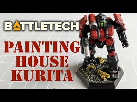 Let's Paint Battletech House Kurita Mech