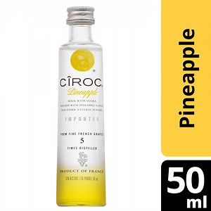 CIROC Pineapple, 50 mL (Made with Vodka Infused with Natural Flavors), 35% ABV