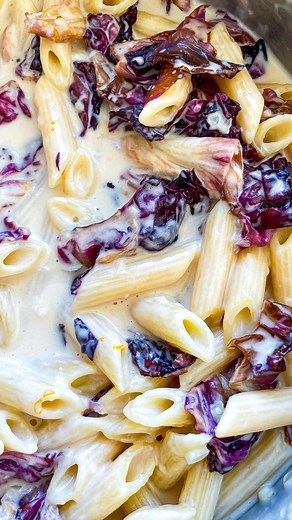 32K views · 78 reactions | Creamy, cheesy brie fondue pasta with...