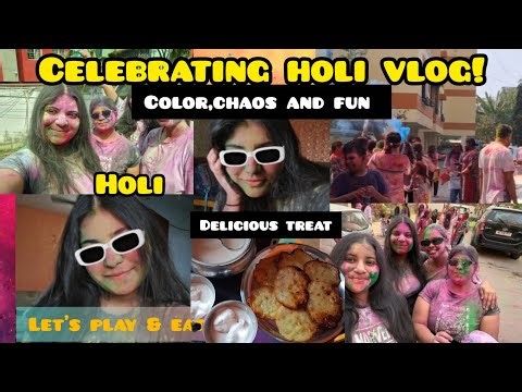 Holi vlog 2026 🌈| colour's, chaos & family fun| MY holi celebration