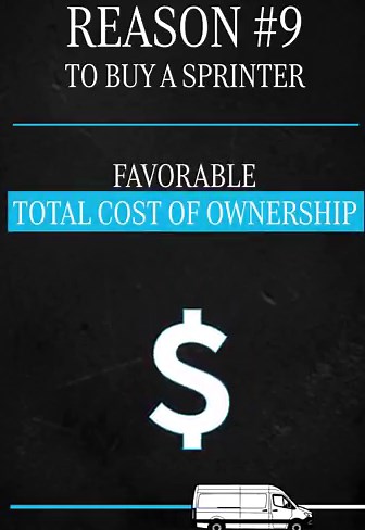 You want more miles, for less. Talk to a Mercedes-Benz Sprinter Van dealer today.