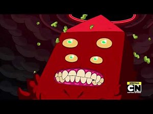 Adventure Time - Golb monochrome scene