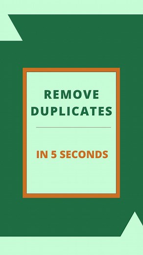 Grant Huang on Instagram: "Remove duplicates in Excel in 5 seconds 📁 Save this post so you can use it later! #excel #exceltips #exceltricks #microsoftexcel #microsoftoffice #accounting #exceltutorial"