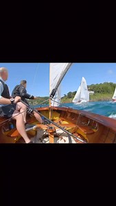 Ever wondered what it’s like sailing a Salcombe Yawl when the breeze is on? #sendingit . . . . #sailing #gopro #sailinglife #salcombe #sail #woodenboat #sailors #classicboat #clinker | Stones Boatyard Salcombe