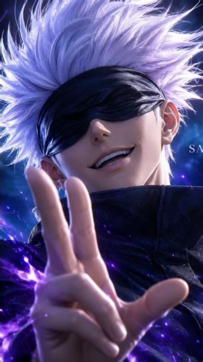 Gojo Satoru 🔥 The Strongest Sorcerer | 4K Anime EditSatoru Gojo Ultra HD Wallpaper & Edit ✨