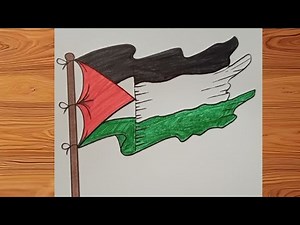 How to Draw Palestine Flag | Step by Step Drawing Tutorial