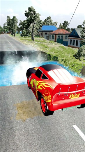 Mixed Color Small to Giant vs Unfinished Road – BeamNG.drive #beamngdrive #automobile #usa #beamng