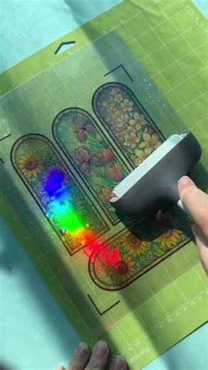 Let's Make Stained Glass Bookmarks With Our Cricut!