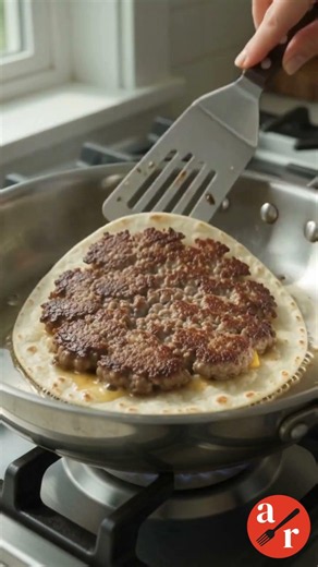Smashed Cheeseburger Tacos #recipe #youtubeshorts