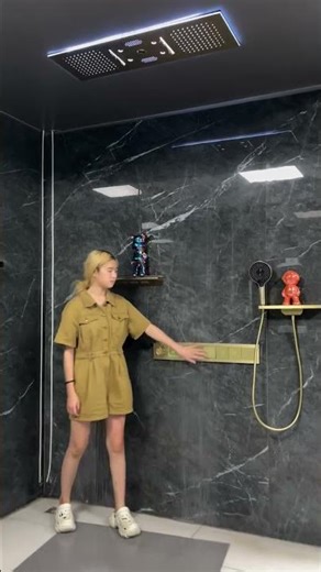 Luxury Rainfall LED Color-Changing Shower Set ( # 2350 )1️⃣ Product Link in Bio