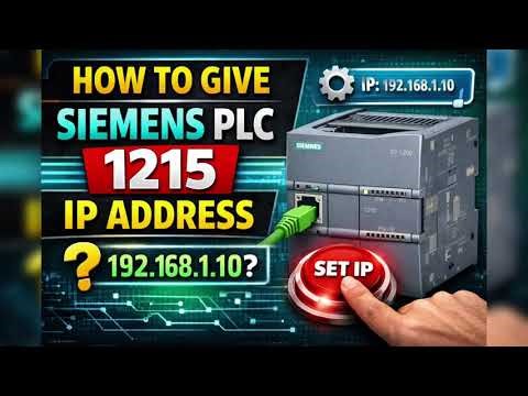 How to assign ip address to the plc ?