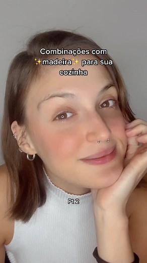 Combinação de Cores com Madeira na Cozinha