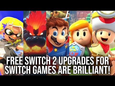Switch 2 Free Upgrades For Switch 1 Games Tested: Link's Awakening, Mario Odyssey, Splatoon 3 +More!