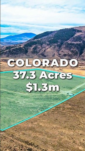 37 Acres of COLORADO Land for Sale with Power & Mountain Views • LANDIO