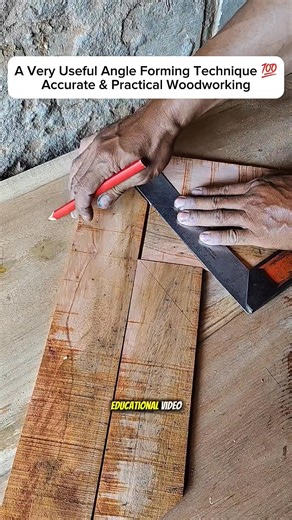 A Very Useful Angle Forming Technique 💯 | Accurate & Practical Woodworking | Kenzie Setiawan