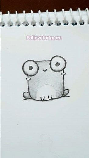 How to Draw a Cute Frog | Easy Cartoon Drawing Tutorial #shorts #drawing