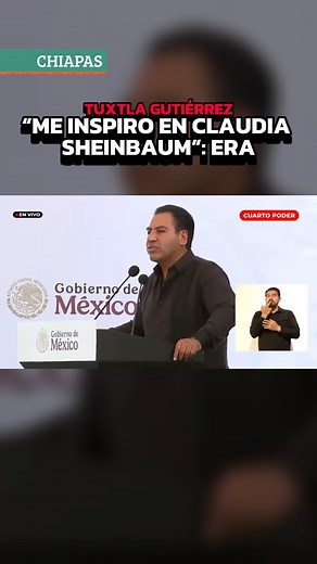 En la inauguración del hospital “XIV de Septiembre”, que se ubica en Tuxtla Gutiérrez, el gobernador de Chiapas, Eduardo Ramírez Aguilar, informó que hay una inspiración en el trabajo que realiza la presidenta de México, Claudia Sheinbaum #CuartoPoderMX #Chiapas #NoticiaAlMomento #TuDiarioVivir #Mundo | Cuarto Poder Mx