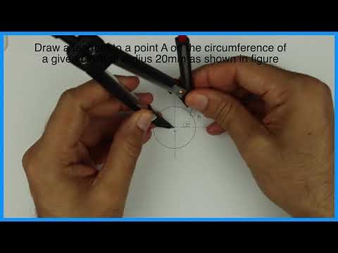 Tangent -1- Engineering drawing - Technical drawing