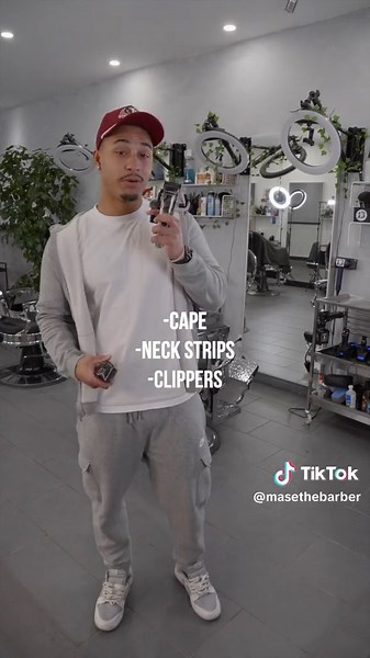 Day 1 - how to become a barber The tools you need to start. Follow for more free game💈#barber