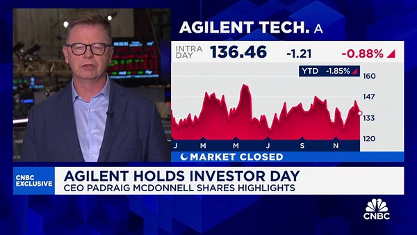 Agilent CEO Padraig McDonnell sees 'long runway' in advancing therapeutics