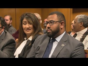 Nelson Esparza enters not guilty plea during arraignment