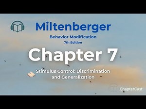 Mastering Stimulus Control in ABA | Discrimination & Generalization Explained (Miltenberger Ch. 7)