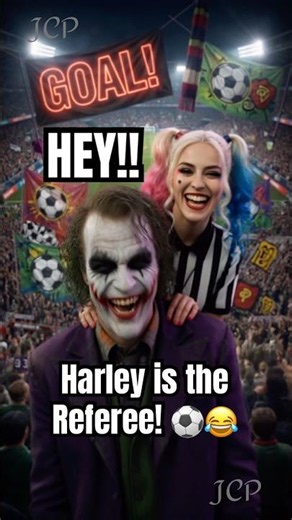 Joker Headed Too Many Balls… Red Carded by Harley! ⚽😂