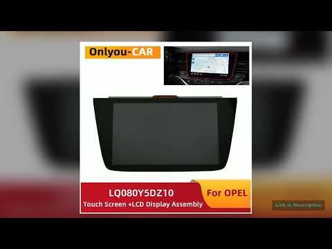 Original 8 inch for OPEL Astra K LCD Touch Screen LQ080Y5DZ10 LQ080Y5DZ06 For OPEL Vauxhall Car