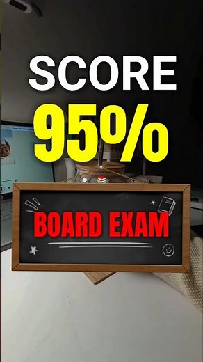 how to score 95% in Board Exam 🔥 | board exam 2026 | #shorts #short