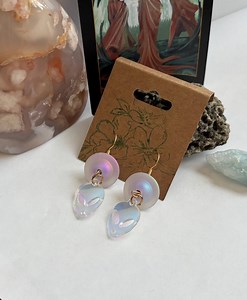 Iridescent Alien Earrings