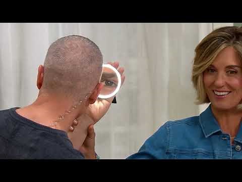 Simplehuman Compact Mirror with 3x Magnification & Ring Handle on QVC